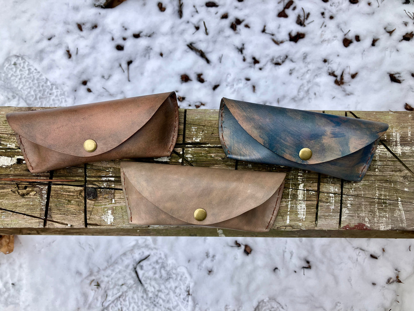 leather (sun)glasses cases, various available