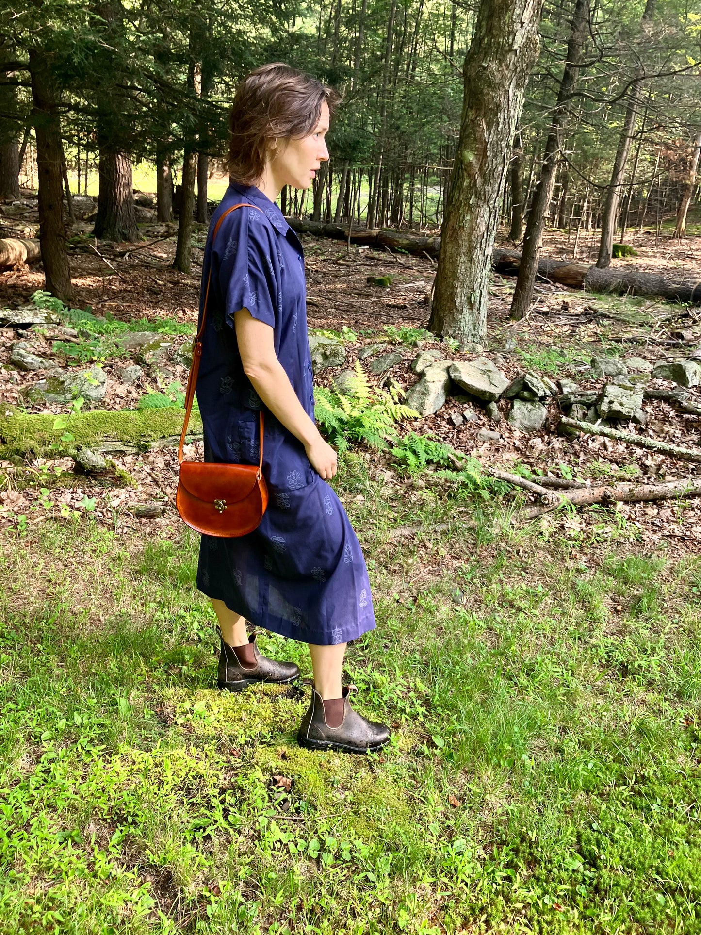 bag, the sarah, brown leather