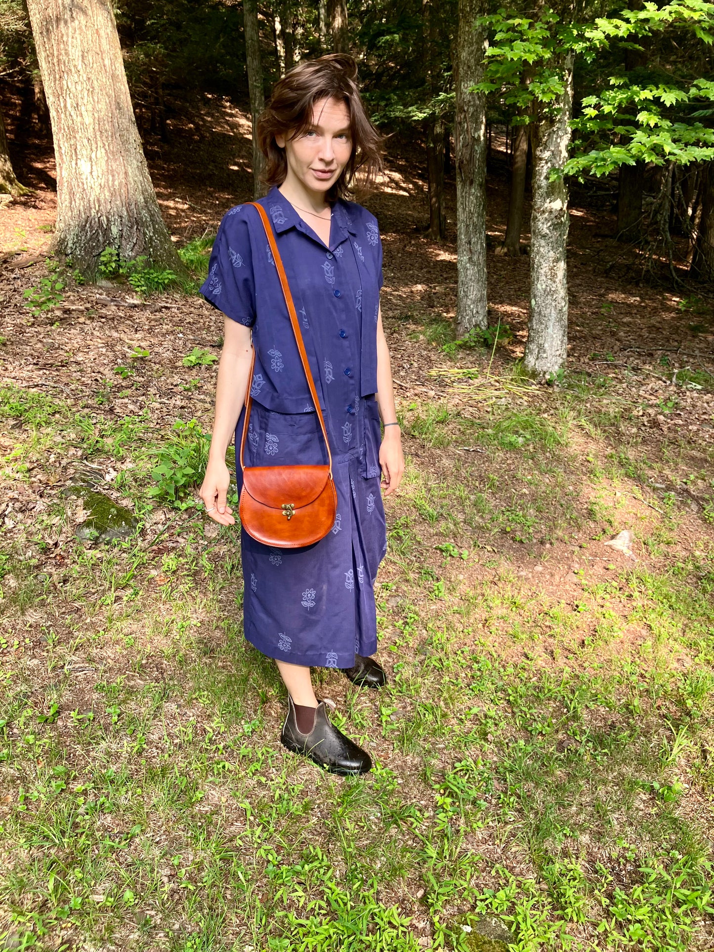 bag, the sarah, brown leather