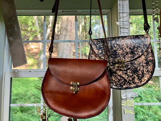bag, the sarah, brown leather