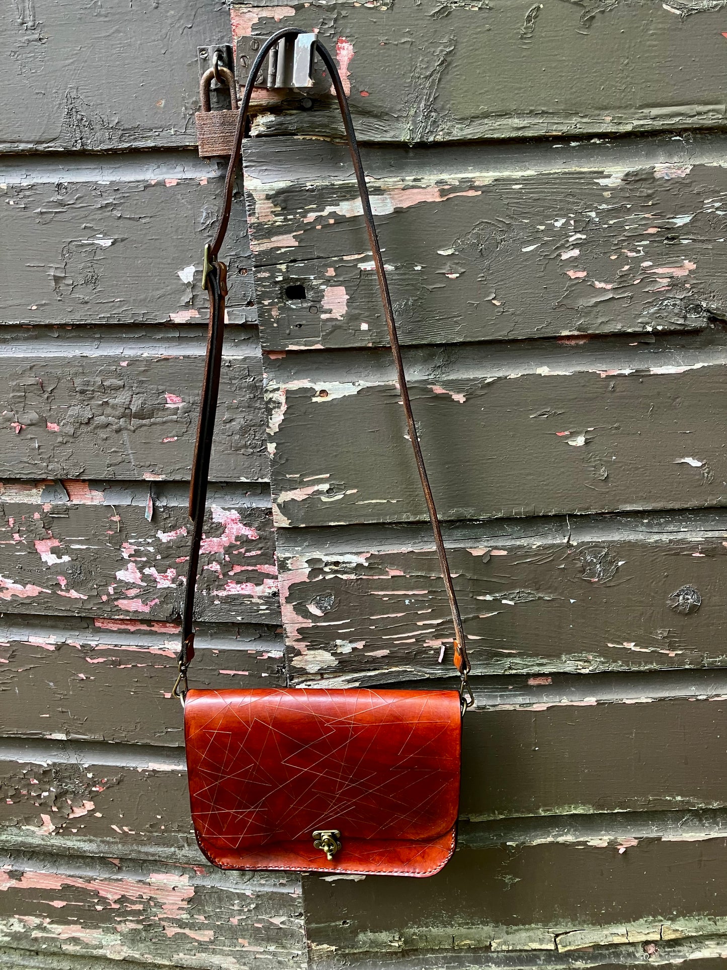 the amy marie crossbody in brown cut