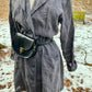 crossbody/belt bag hybrid, The Johanna, black leather