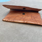 x cut pouch, embossed leather handmade by Wilder Leather