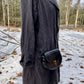 crossbody/belt bag hybrid, The Johanna, black leather